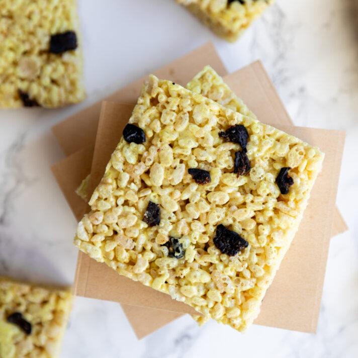 California Fig Spiced Crispy Treats