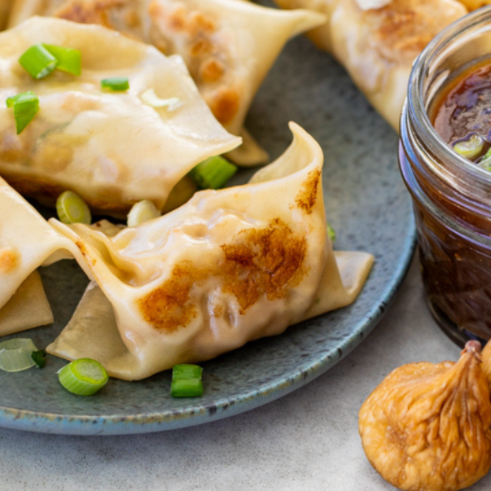 California Fig Pork Dumplings